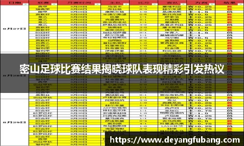 密山足球比赛结果揭晓球队表现精彩引发热议